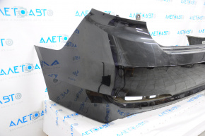 Rear bumper bare Hyundai Sonata 15-17 black