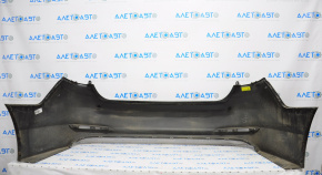Rear bumper bare Hyundai Sonata 15-17 black