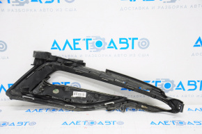 Left fog light frame for Hyundai Sonata 15-17 SE under DRL, chrome