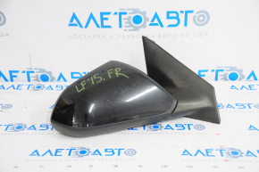 Side mirror right complete Hyundai Sonata 15-17 5 pins, heated, black