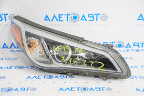 Headlight front right bare Hyundai Sonata 15-17 halogen, without fastening, sand