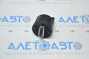 VW Tiguan 09-18 headlight control under fog lights, broken overlay
