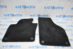 Set of floor mats for VW Tiguan 09-18 cloth black