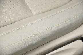 Driver's seat VW Tiguan 09-18 with airbag, electric + fur, beige leather, worn leather