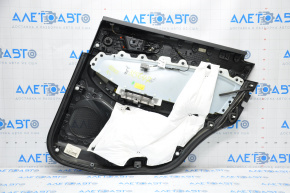 Door trim card rear left Ford Edge 15-18 black, leather, scratch