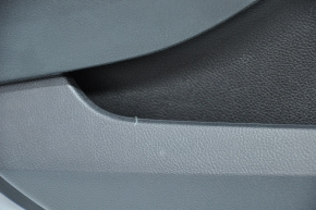 Door trim card rear left Ford Edge 15-18 black, leather, scratch