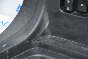 Left arch trim Ford Edge 15-24 black rubbed, white plastic, dented