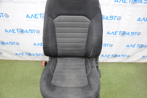 Driver's seat Ford Edge 15-23 without airbag, mechanical, cloth black, wiped, for cleaning