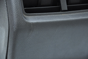 Central console with armrest Ford Edge 15-19 black without heating, rubbed