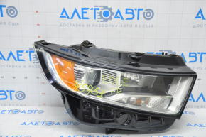 Headlight front right bare Ford Edge 15-18 dorest halogen, scratches