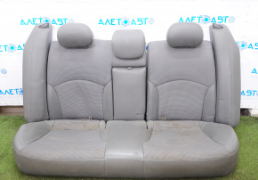 Rear row of seats 2nd row Hyundai Sonata 11-11 combination leather, gray, for cleaning