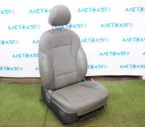 Passenger seat Hyundai Sonata 11-11 with airbag, manual, combined, gray, for dry cleaning