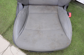 Passenger seat Hyundai Sonata 11-11 with airbag, manual, combined, gray, for dry cleaning