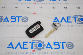 Key Hyundai Sonata 11-15 smart 4 buttons, chrome