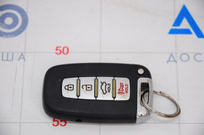Key Hyundai Sonata 11-15 smart 4 buttons, chrome
