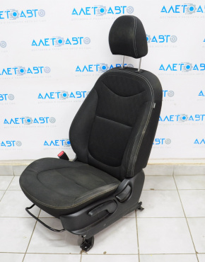 Driver's seat Kia Soul 14-16 prerest without airbag, mechanic, cloth black