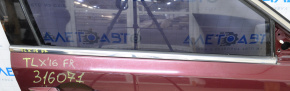 Molding door-glass central front right Acura TLX 15-