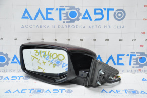 Left side mirror complete Acura TLX 15-16 11 pins, turn signal, red