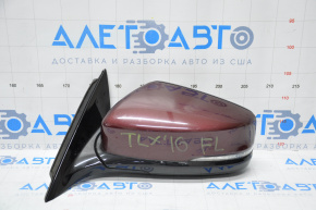 Left side mirror complete Acura TLX 15-16 11 pins, turn signal, red