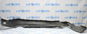 Rear bumper lip Ford Edge 15-18 prerest SE, without parking sensor, dented and torn left part