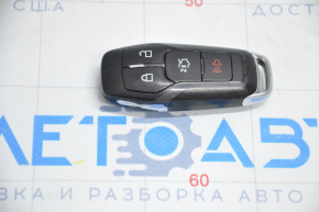 Ford Edge 15-17 smart key 4 buttons, peeling chrome
