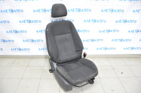 Passenger seat Ford Focus mk3 15-18 rest, without airbag, mechanical, cloth black