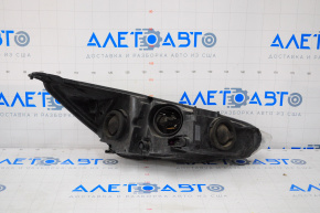 Headlight front left naked Ford Focus mk3 15-18 rest halogen light web, for polishing, chrome used