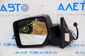 Left side mirror complete Jeep Patriot 11-15 5 pins, heated, structure