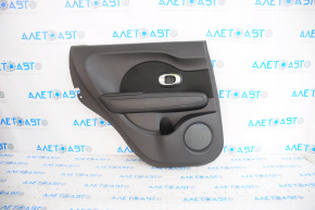 Door trim card rear left Kia Soul 14-19 leather black, scratch