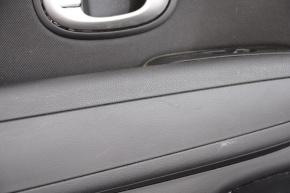 Door trim card rear left Kia Soul 14-19 leather black, scratch