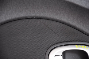 Door trim card rear left Kia Soul 14-19 leather black, scratch