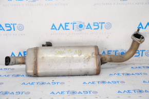 Muffler rear part with barrel Kia Soul 14-19 1.6