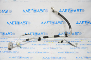 Air conditioner tube heater-condenser Kia Soul 14-16 1.6