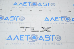 Emblem inscription TLX trunk lid Acura TLX 15-17