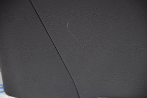 Console center armrest and cup holders Nissan Rogue 17-18 black, without heated seats, scratches
