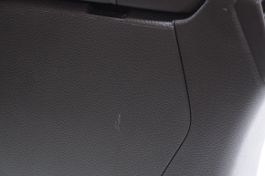 Console center armrest and cup holders Nissan Rogue 17-18 black, without heated seats, scratches