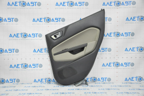 Door trim card rear right Ford Fiesta 11-19 black-gray insert