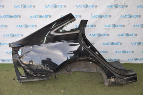 Quarter wing rear right Hyundai Sonata 15-19 black, small bump