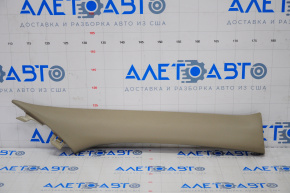 Kia Optima 11-15 beige front pillar trim, upper right