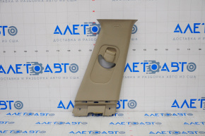 Kia Optima 11-15 right upper center pillar trim, beige