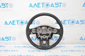 Naked steering wheel Kia Soul 14-19 rubber black, no buttons