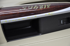Door trim card front right Acura TLX 15-17 leather beige, lining defect