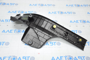 Door sill trim rear right Acura TLX 15 - black, with chrome trim