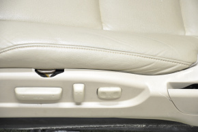 Driver's seat Acura TLX 15-17 with airbag, electric, beige leather, lining defect