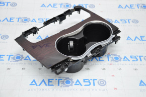 Center Console Trim with Cup Holder Acura TLX 15-17 Mahogany
