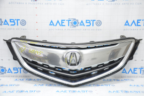 Radiator grill assembly Acura TLX 15-17 prerest, scratch, bumps, sand