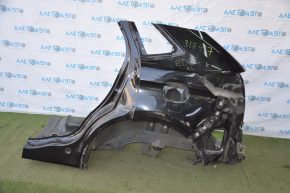 Quarter wing rear left Ford Edge 15-18 black, dented, bump