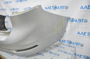 Rear bumper bare Ford Fiesta 14-19 rest 4d silver UX, broken fastener