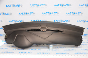 Torpedo front panel with AIRBAG Ford Fusion mk5 13-20 beige, with overlay and glove compartment, worn air duct overlay