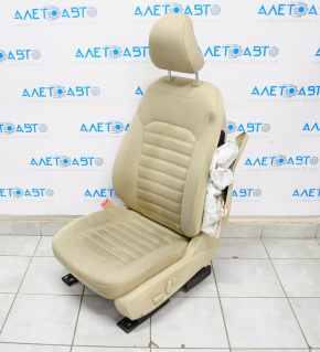 Driver's seat Ford Fusion mk5 13-15 without airbag, electric, beige cloth, dry-cleanable